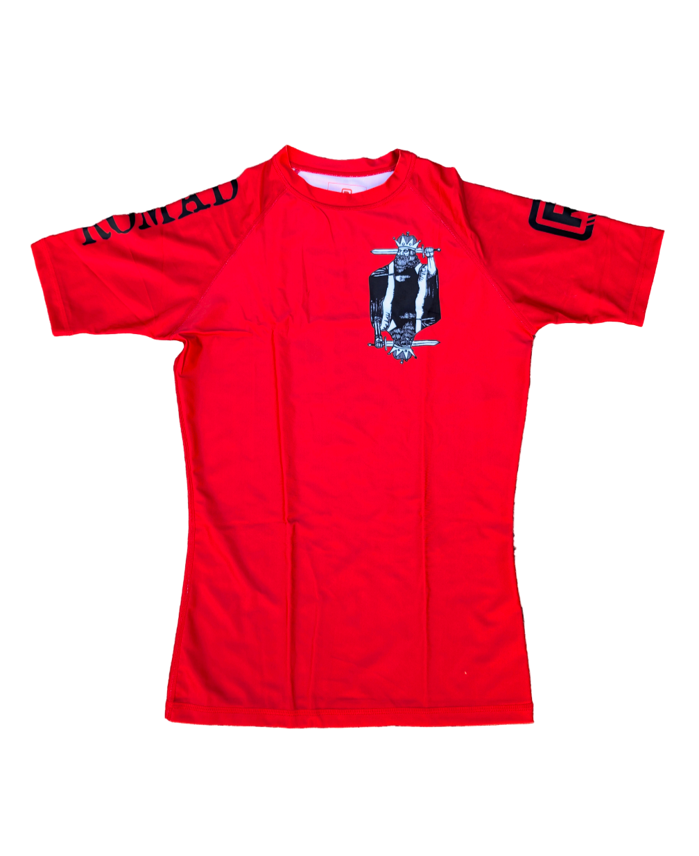 NO KINGS rashguard (blood red)