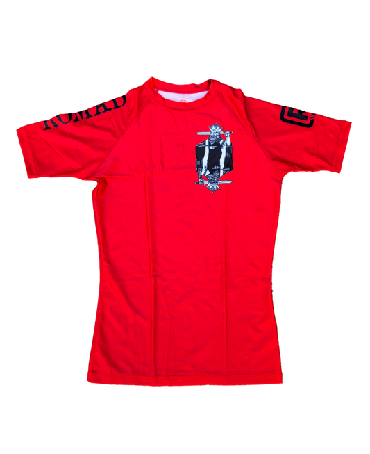 NO KINGS rashguard (blood red)