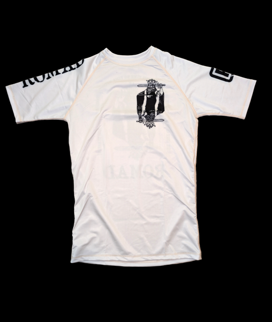 NO KINGS rashguard (white)