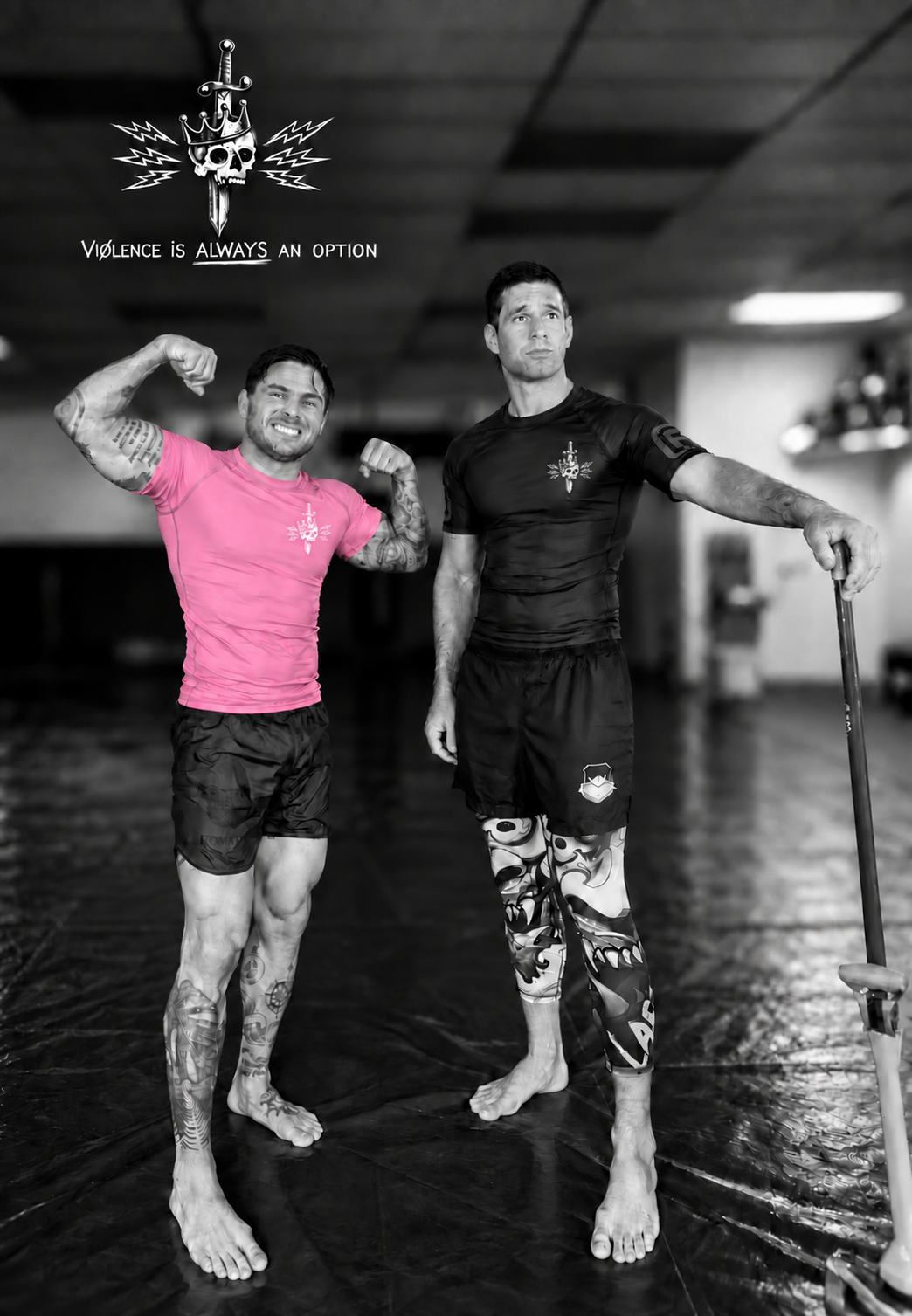 VIOLENCE rashguard (pink)