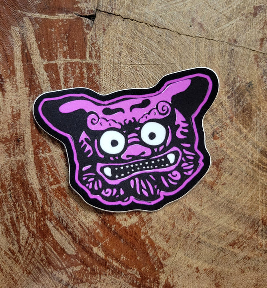 Pink Foo Sticker