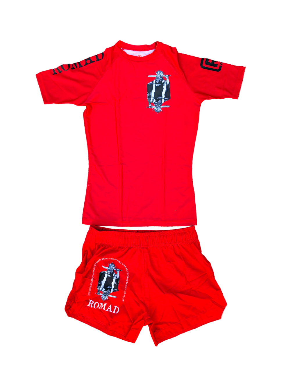 NO KINGS rashguard (blood red)