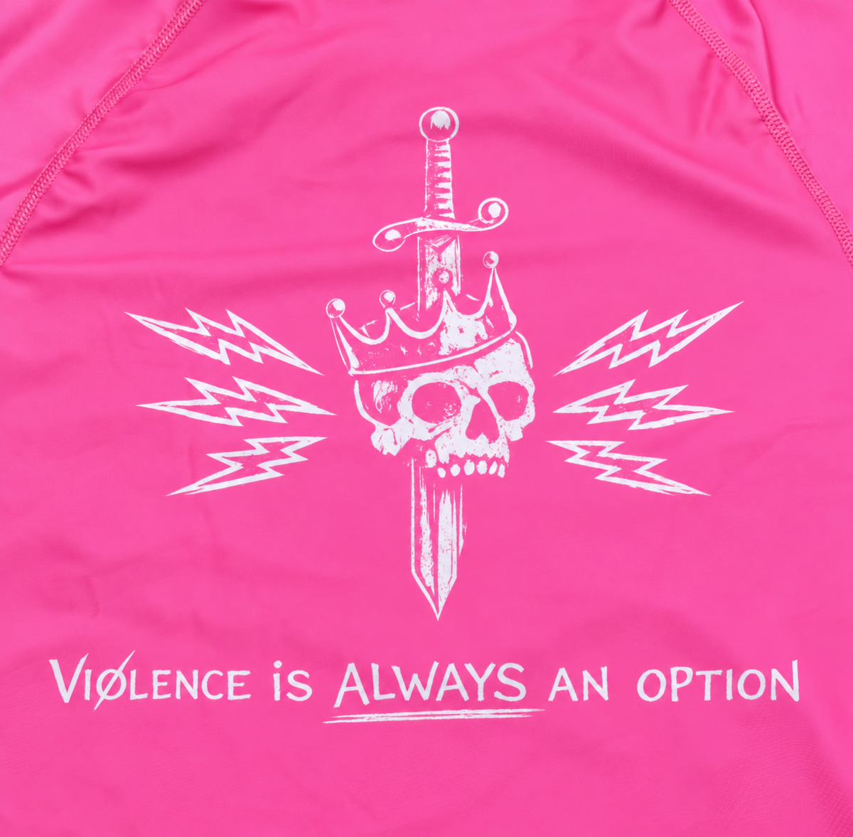 VIOLENCE rashguard (pink)