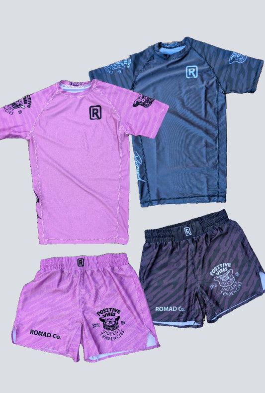 Tiger Stripe - FULL SET (Lilac/Black)